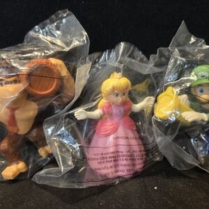 3 Super Mario Bros Movie Figures